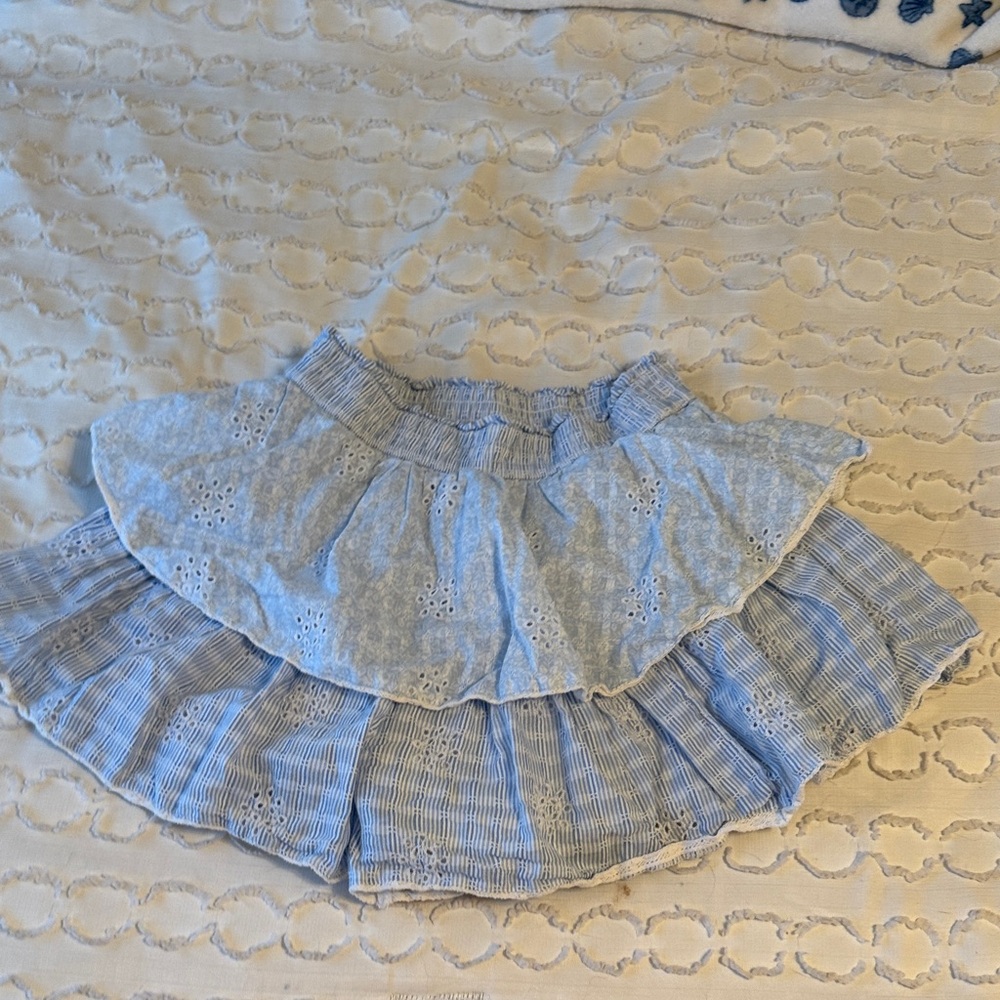 American Eagle Outfitters Light Blue Skater Skirt